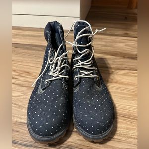 polka dot timberlands